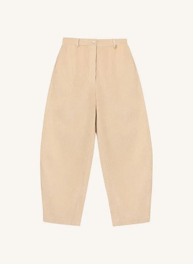 Cordera - Samt Baumwollhose | Beige