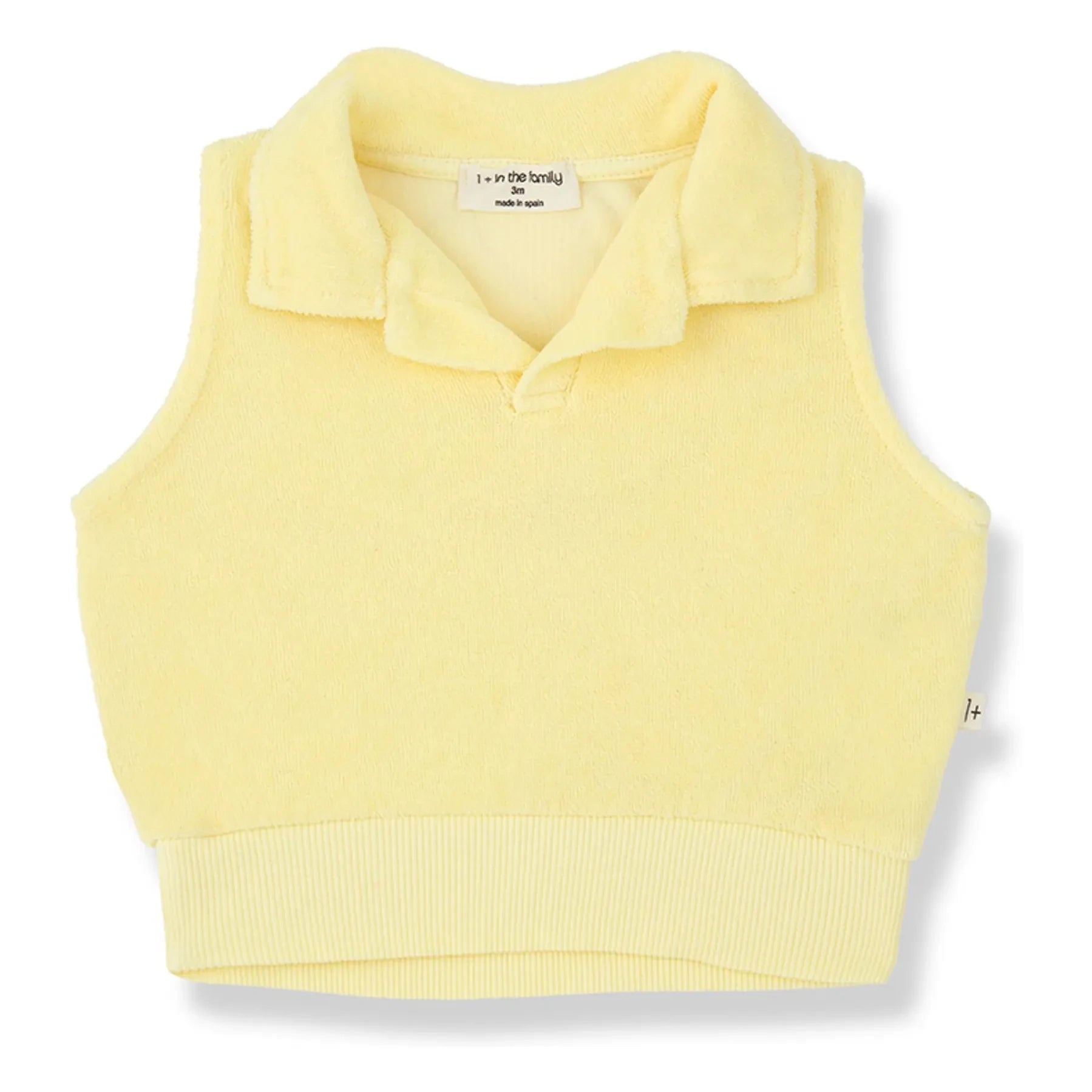 1+ in the family - Selva Eponge Polokragen Tanktop | Gelb