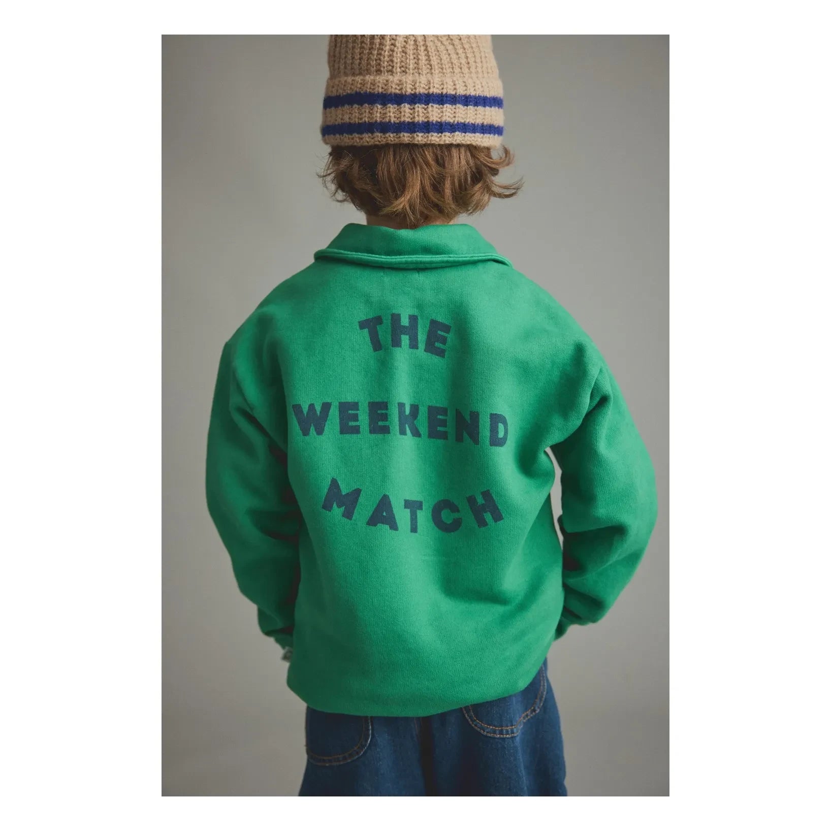 Cozmo - Otto Polo Yaka Sweatshirt | Meadow Green