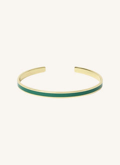 Bangle Up - Smaragdgrünes Armband