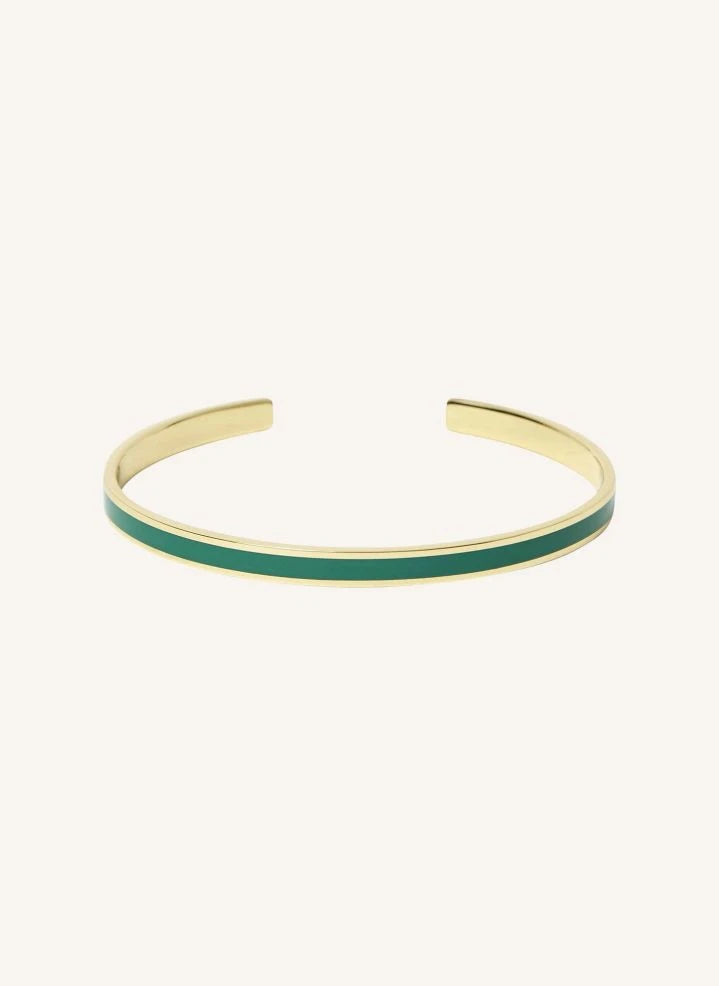 Bangle Up - Smaragdgrünes Armband