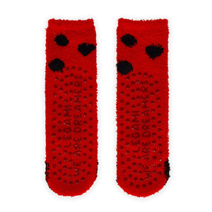 Legami - Rutschfeste Marienkäfer Socken für Erwachsene - Perfekte Übereinstimmung!