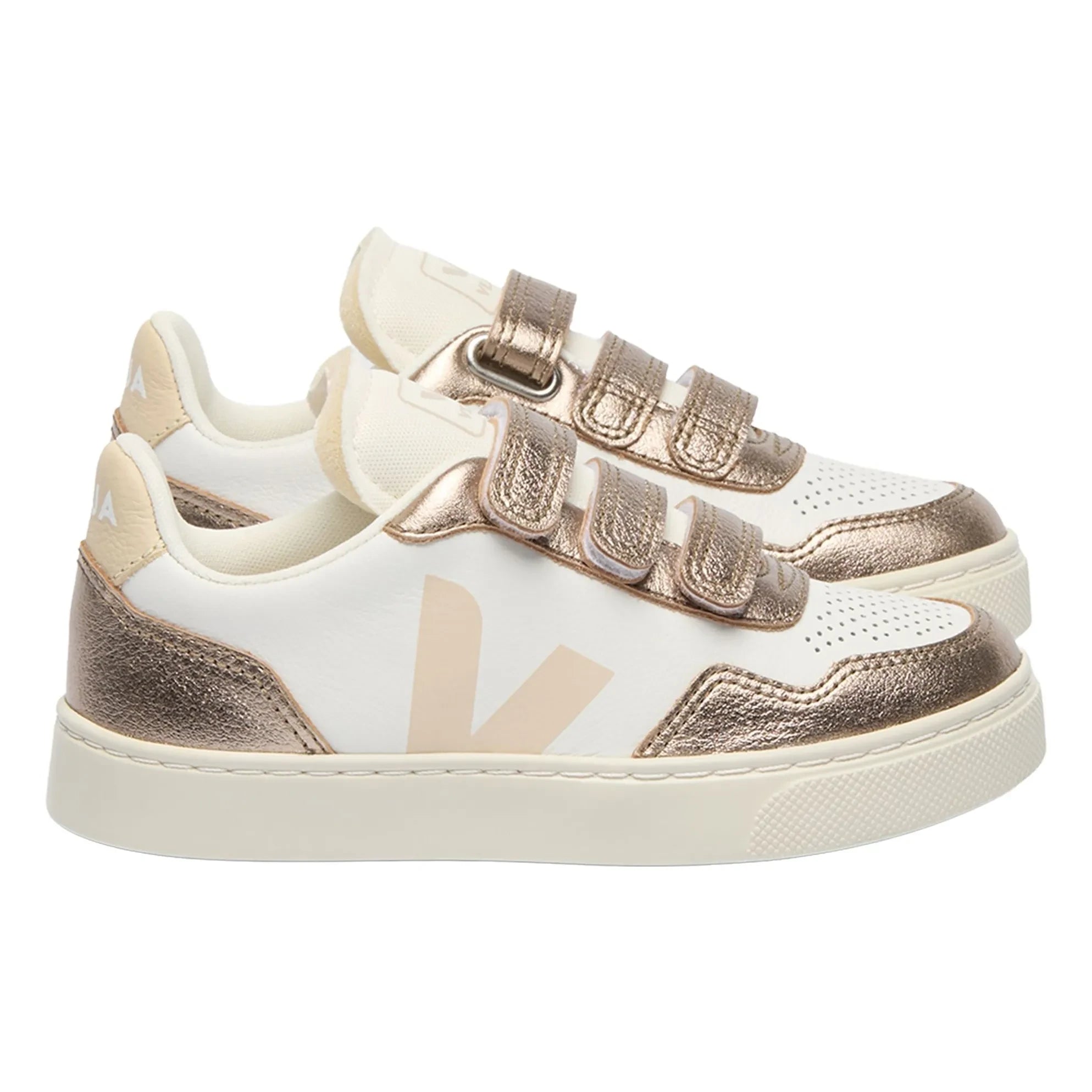 Veja - V-90 Leder Kratzer Sneaker O.T. | Bronze