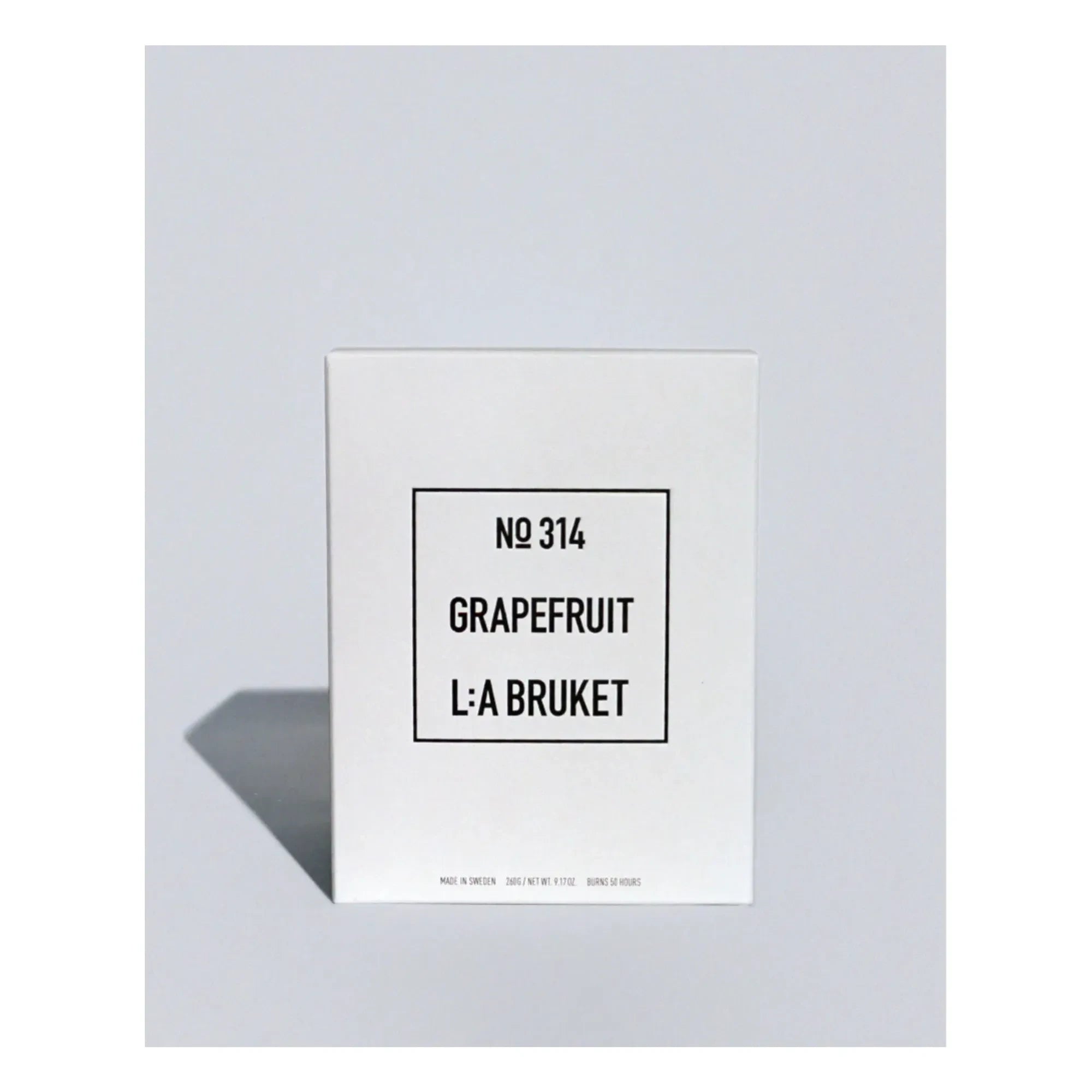 L:A BRUKET – Grapefruit-Duftkerze – 260g | Farblos