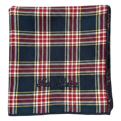 Louis Louise - Sissi Tartan Eşarp | Koyu Mavi