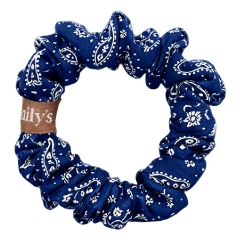Emily's Pillow - Chouchou Seidenbandana - Klein | Blau
