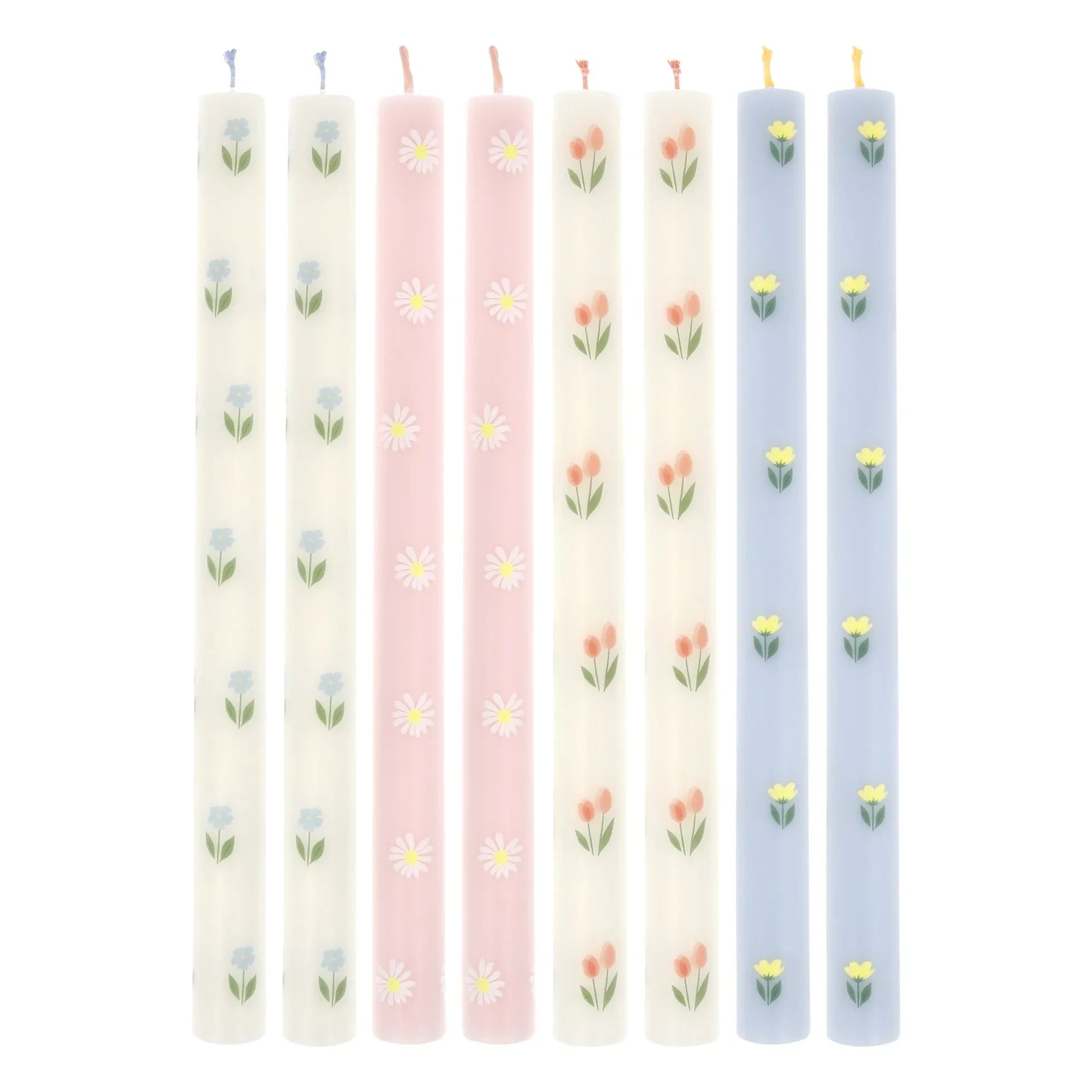 Meri Meri - Blumenkerzen - 8er-Set