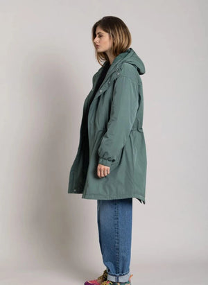Smallable Woman - Zebra mit recycelter Faser gefütterter Parka | Teal