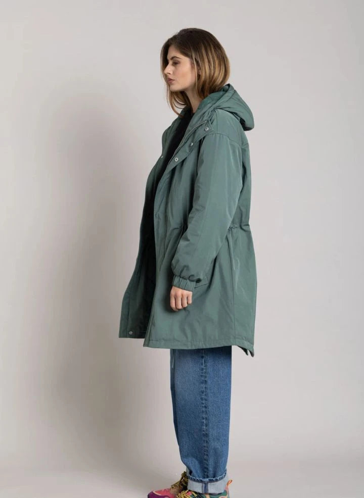 Smallable Woman - Zebra mit recycelter Faser gefütterter Parka | Teal
