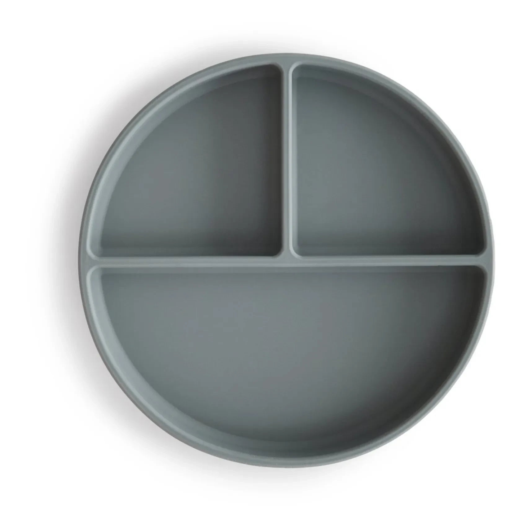 Mushie - Silikonteller | Grau