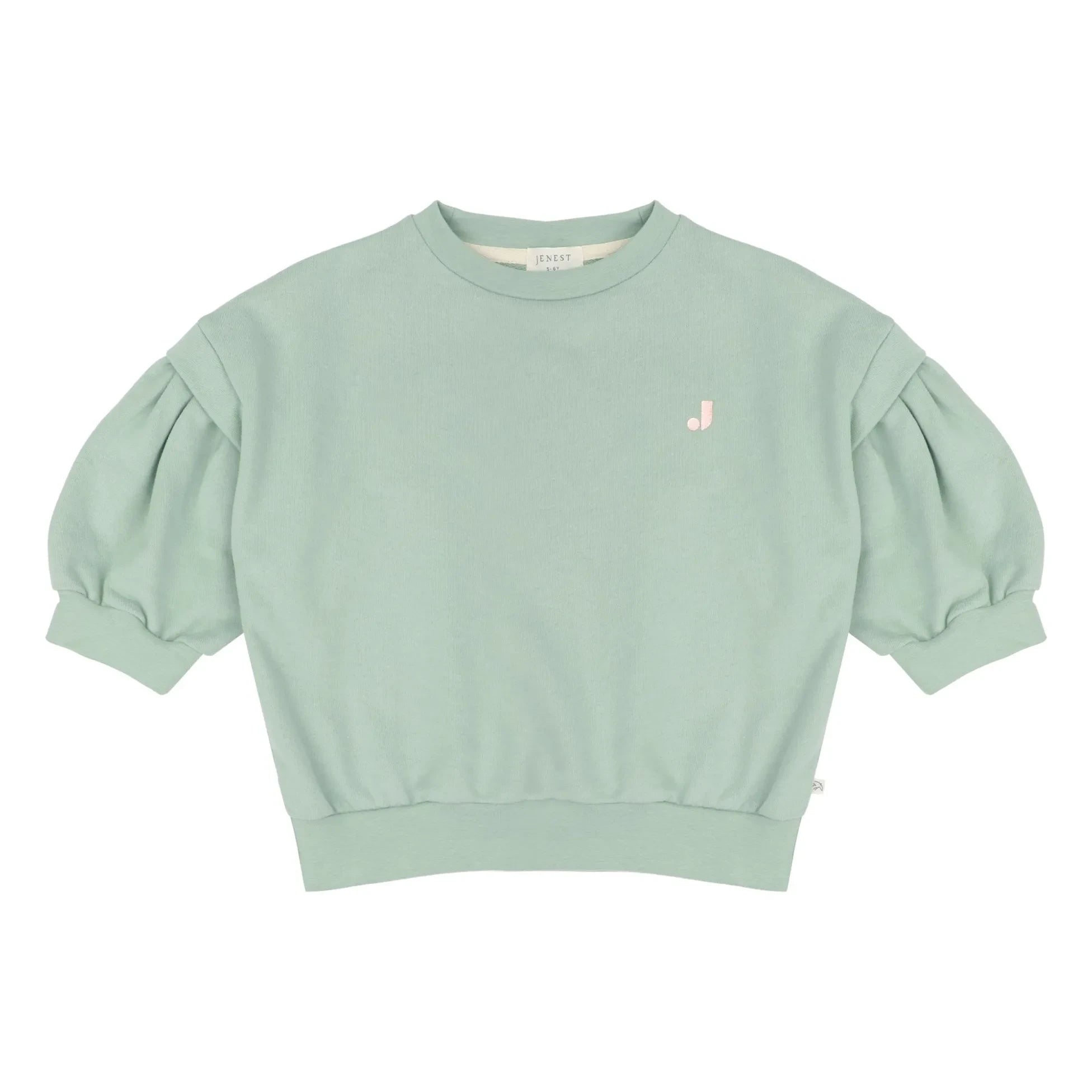 Jenest - Balon Etoile Sweatshirt aus Bio-Baumwolle | Mandelgrün