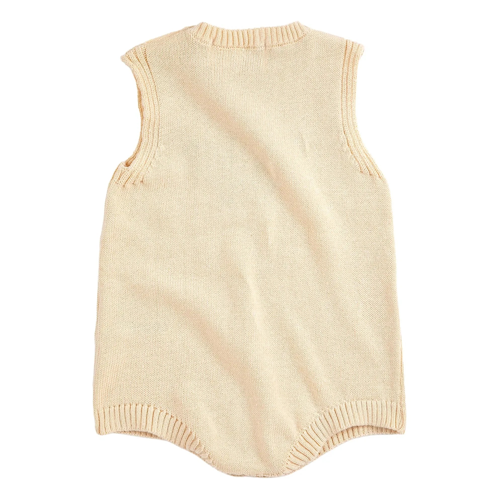 Bobo Choses - Bio-Baumwollstrampler mit Rübenmotiv | Ecru
