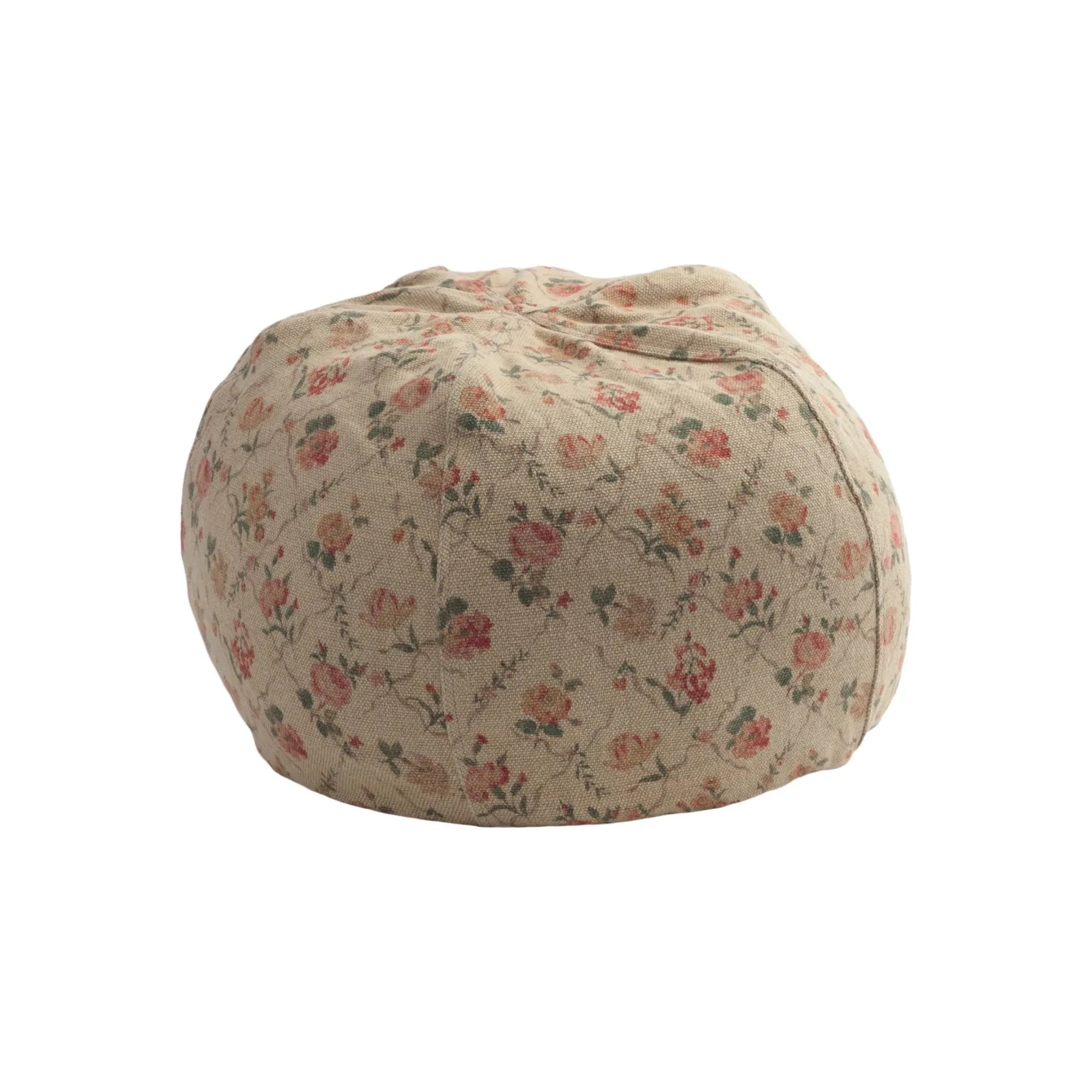 Maison de Vacances - Jardin Secret Leinen Pouf Bulle | Cremeweiß