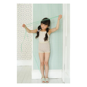 Soor Ploom - Lacey Shorts Kariert Bio-Baumwolle | Pflaume