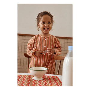 Apaches - Gestreifter Stecknadel-Pyjama | Braun