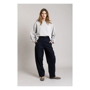 Smallable Woman - Bria Bio-Baumwoll-Sweatshirt | Perlgrau