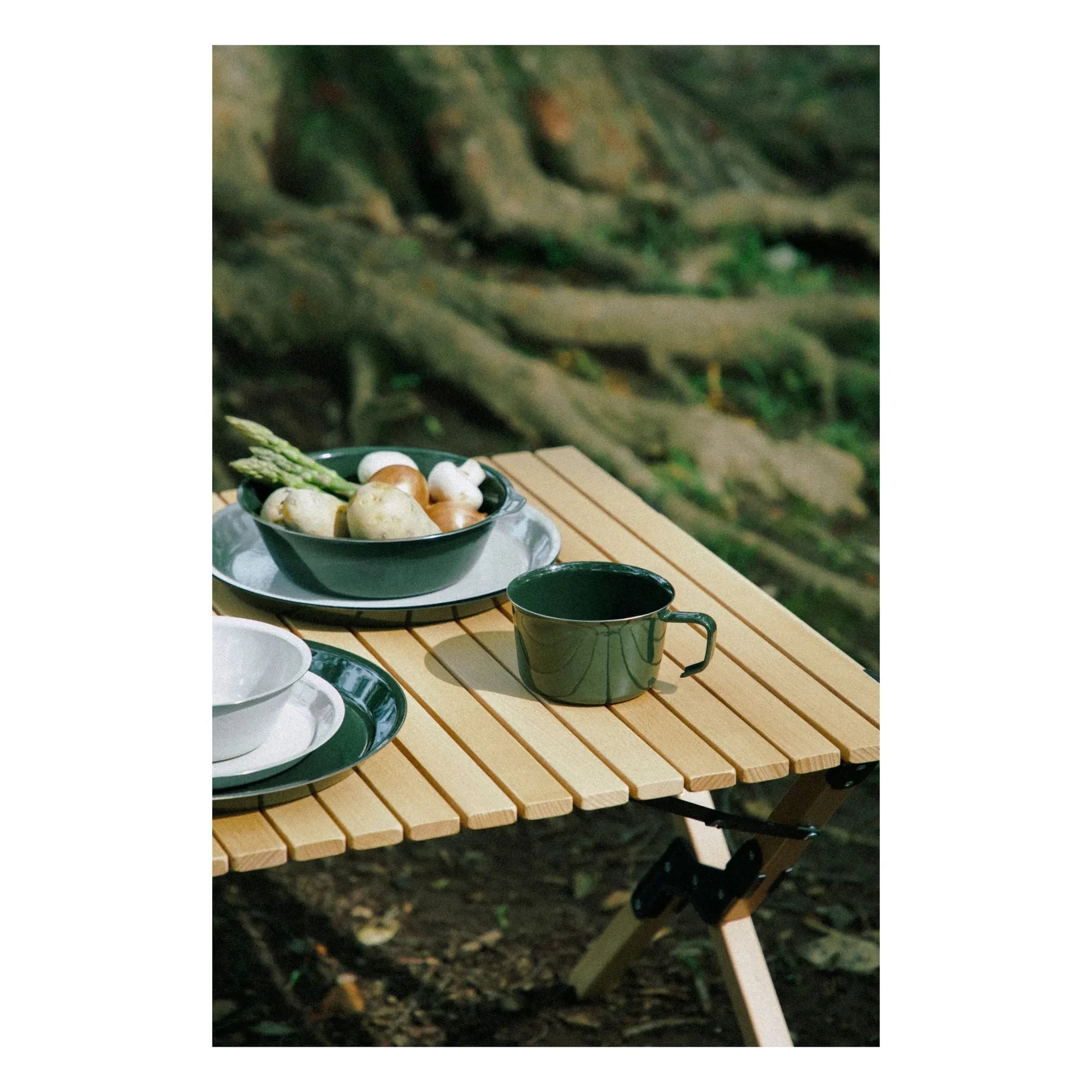 Kinto - Foris Emaille-Tasse | Waldgrün