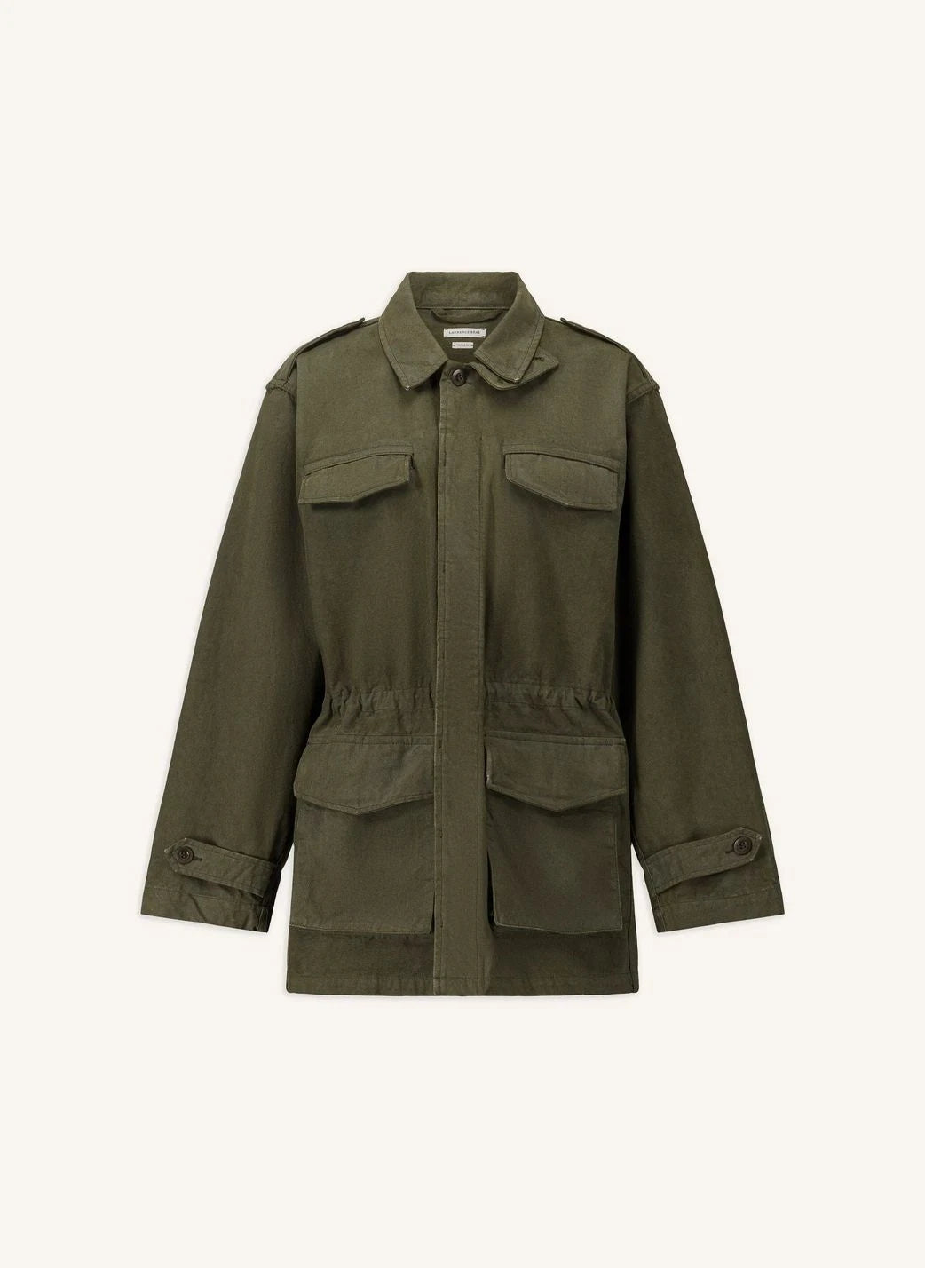Laurence Bras - Baumwoll-Kargo-Jacke | Khaki
