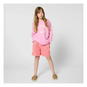 Zadig & Voltaire - Gestreifte Bermuda-Shorts mit elastischem Bund | Rosa