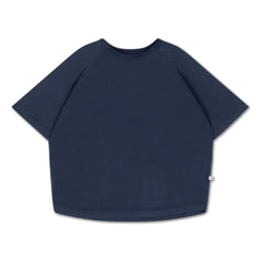 Repose AMS – Raglan T-Shirt aus Bio-Baumwolle | Nachtblau