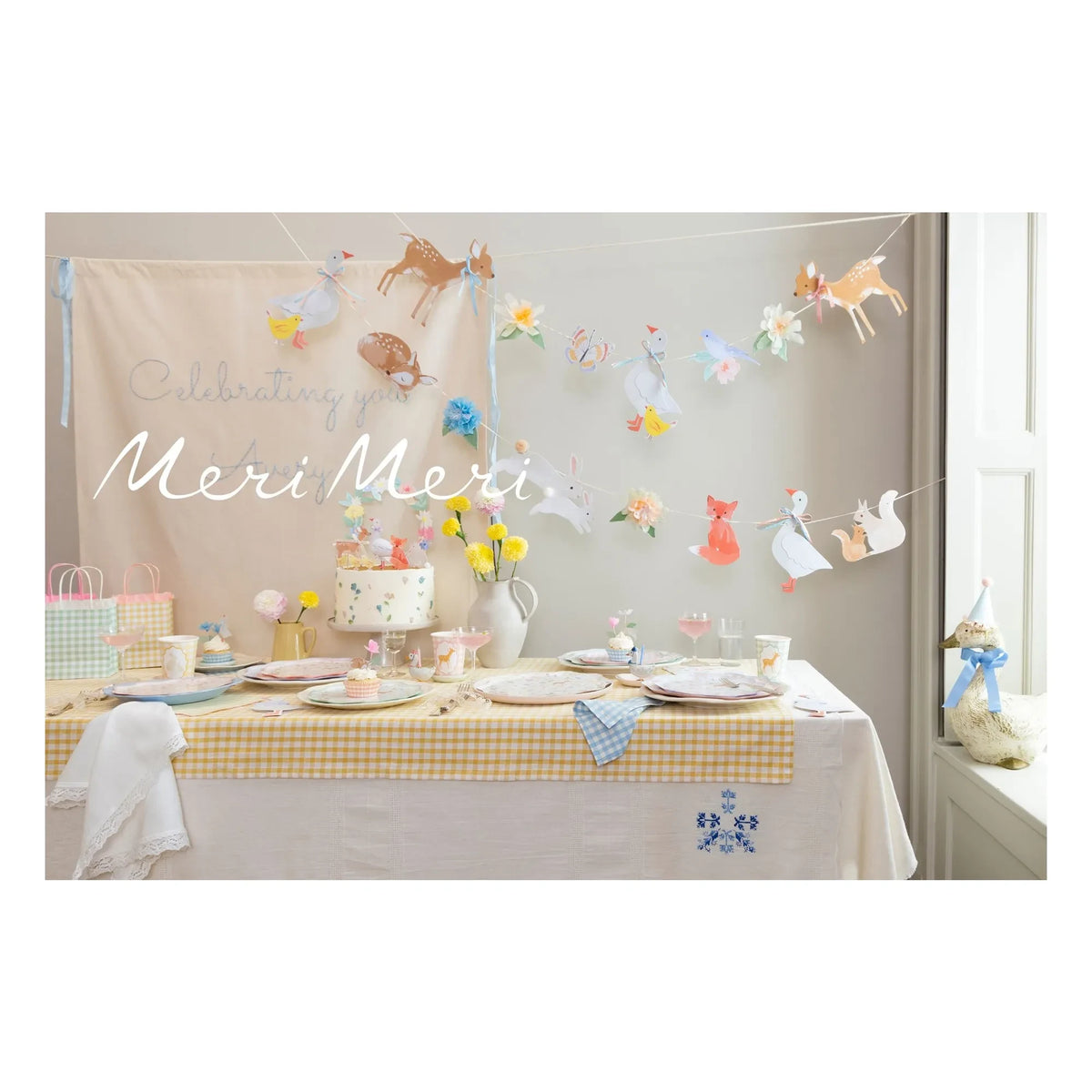 Meri Meri - Osterteller - 8er Set | Ecru
