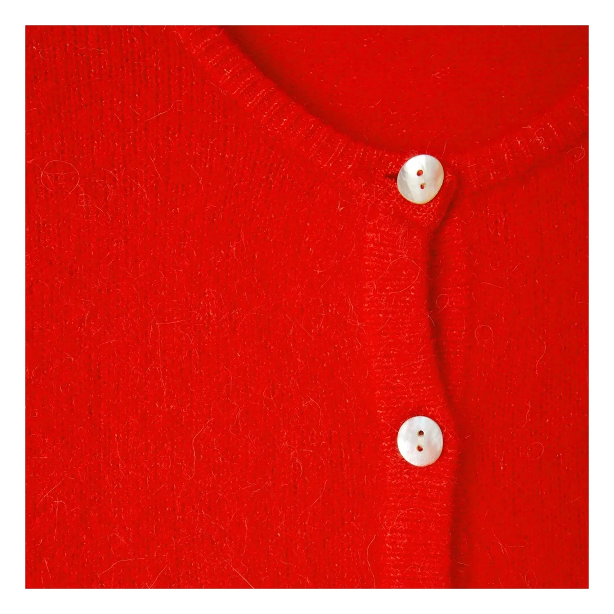 American Vintage - Vitow Weste aus Alpaka und Wolle | Rot