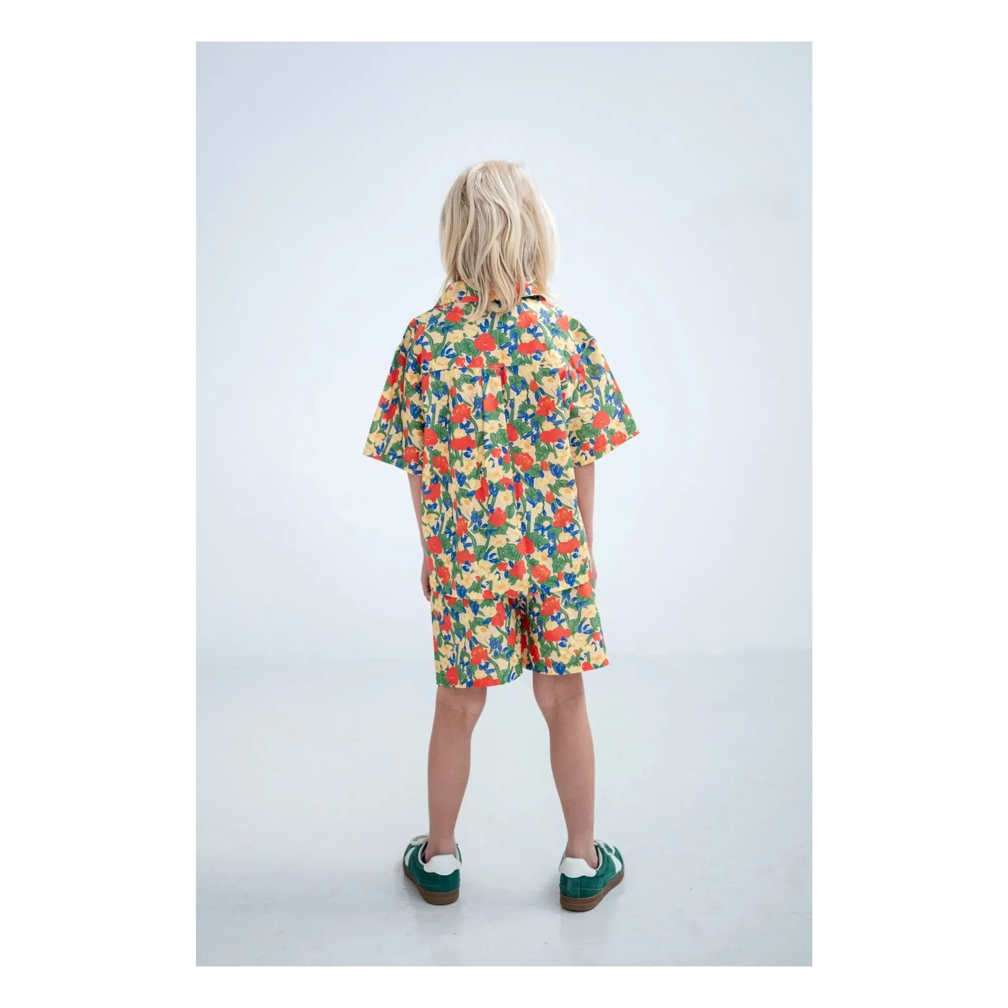 Repose AMS - Feuri Shorts mit elastischem Bund Bio-Baumwolle | Blassgelb