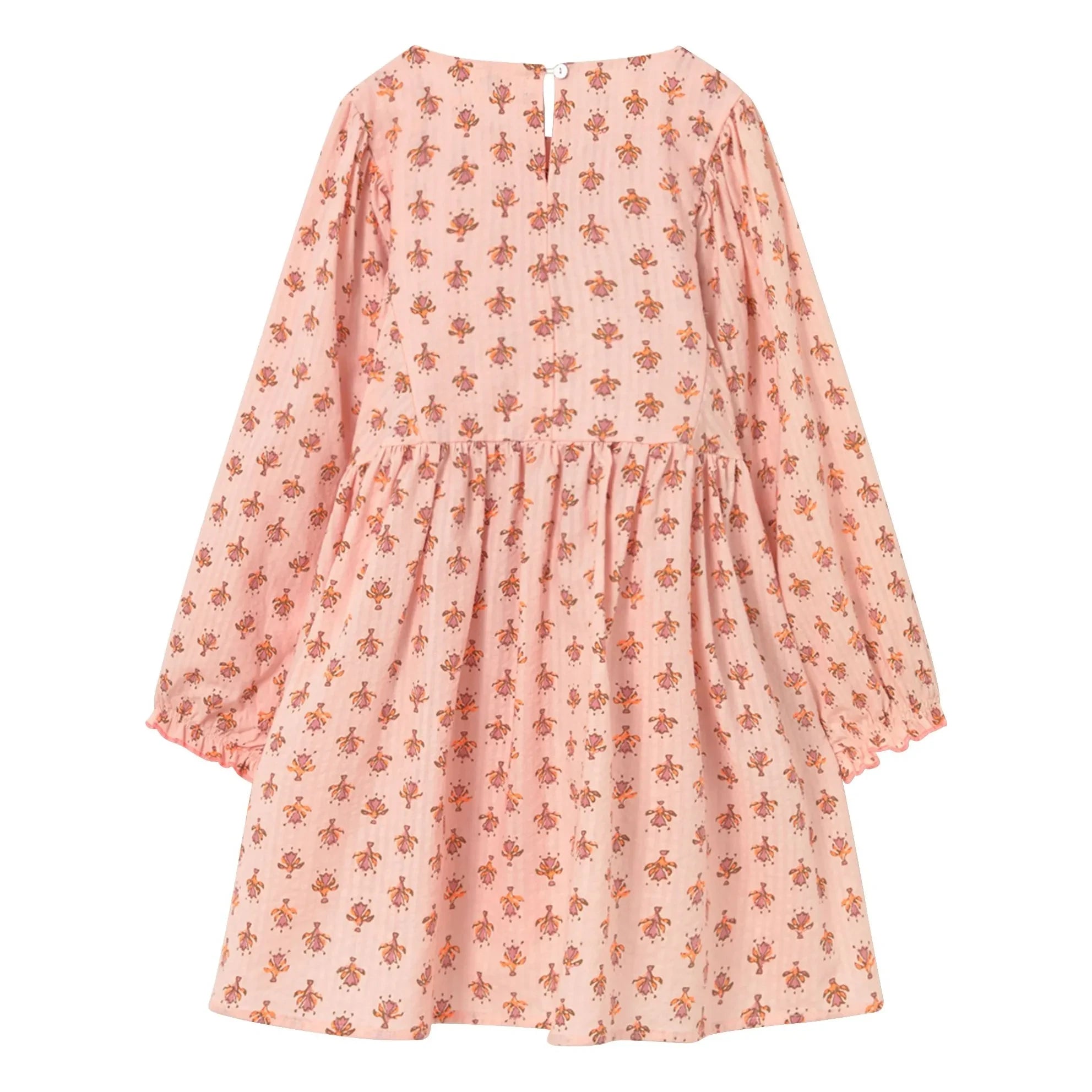 Cozmo - Alba Fleurie Bio-Baumwollkleid | Puderrosa