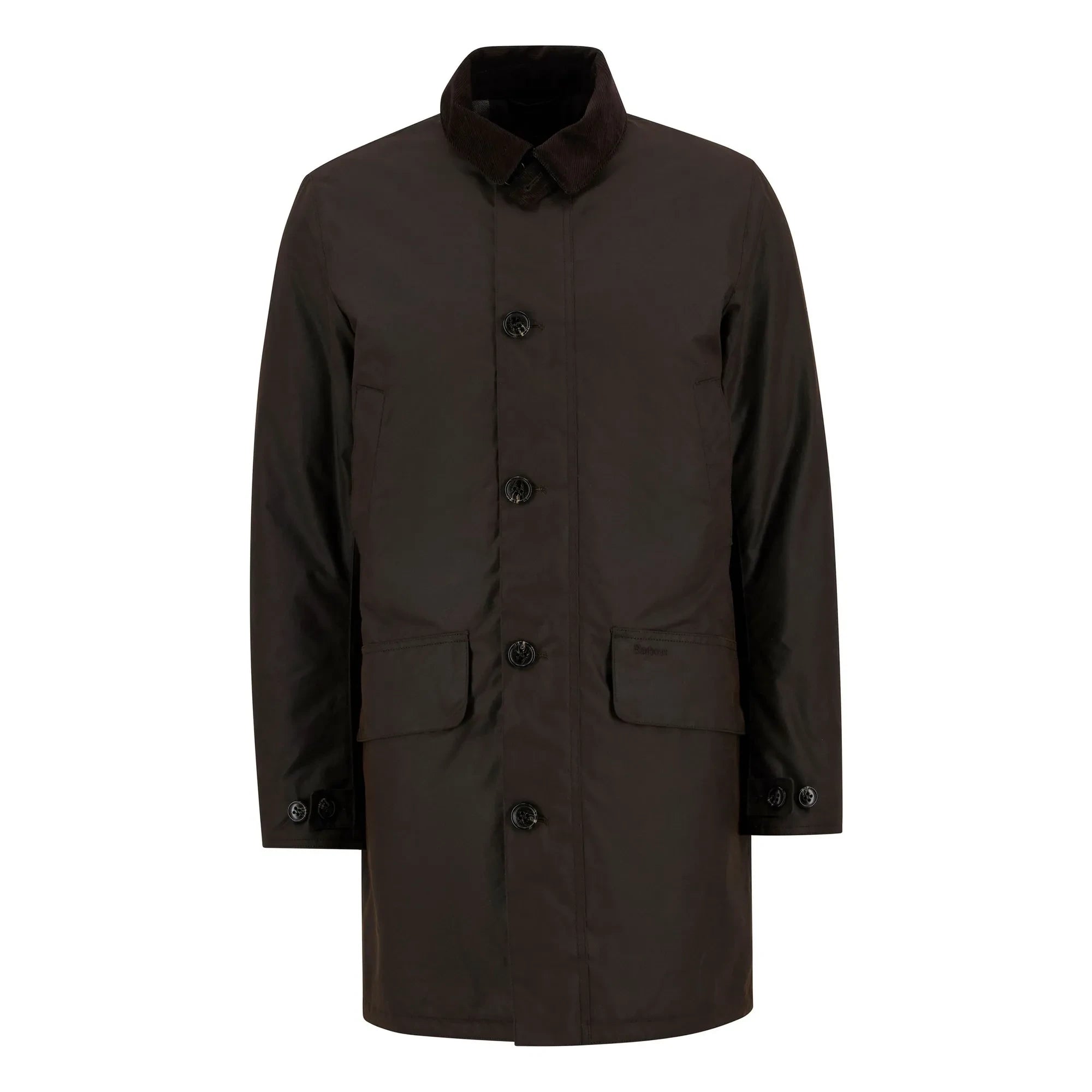 Barbour – Mac Waxed Jacke | Braun