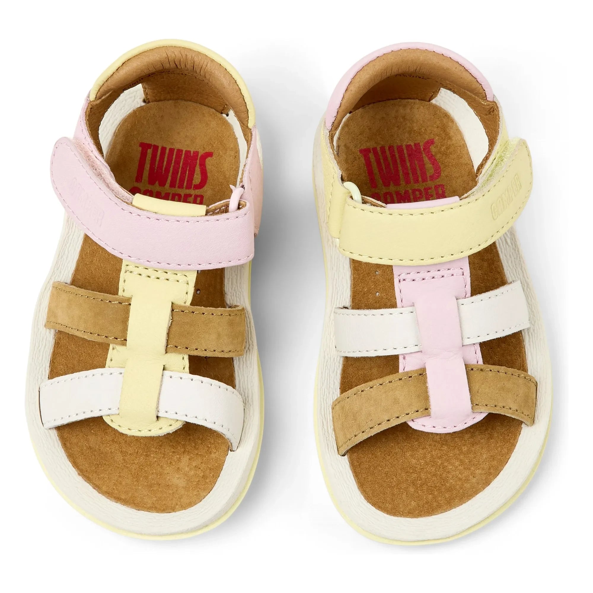 Camper - Bicho Sandalen mit Farbblock für Babys | Rosa
