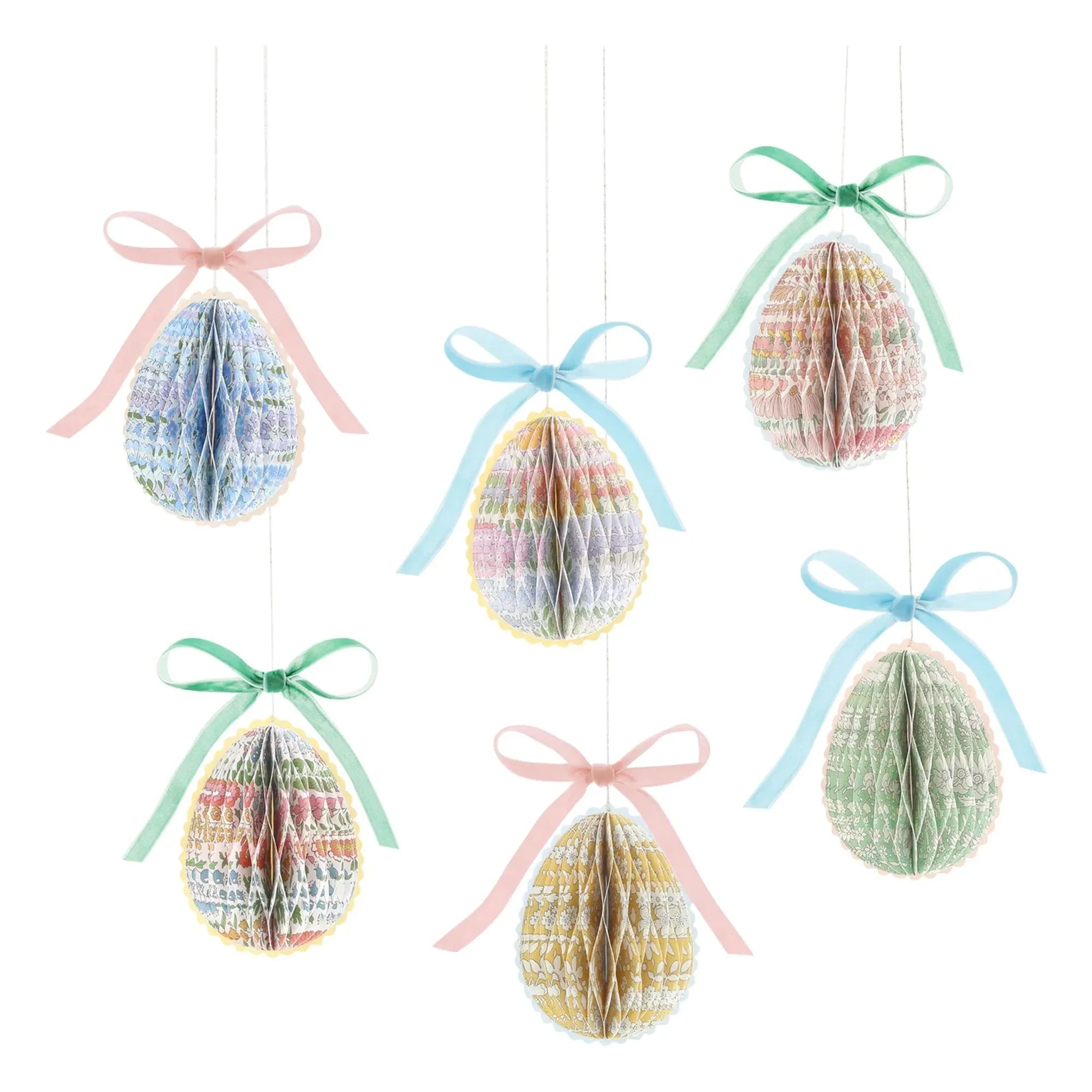 Meri Meri - Dekorative Hängeeier - Meri Meri x Liberty - 6er-Set