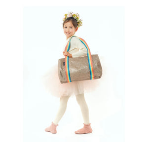 Caramel & Cie - Glitzer Weekend Tasche | Kupferrot