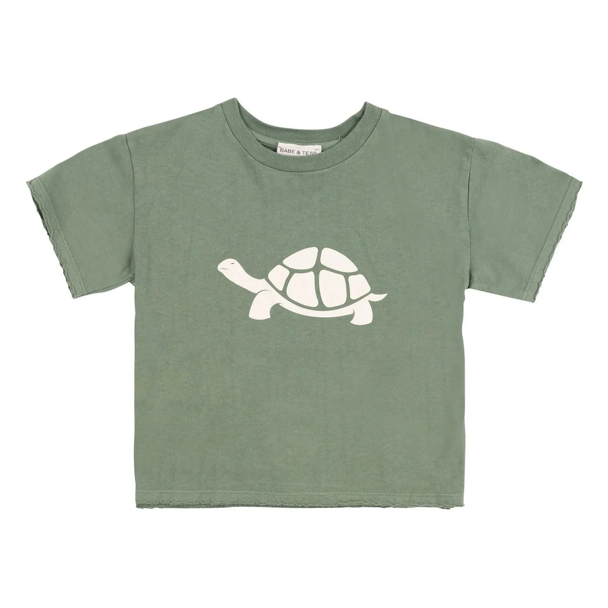 Babe & Tess - T-Shirt Schildkröte | Grün