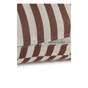 Nobodinoz - Stanley Lines Kissen | Braun