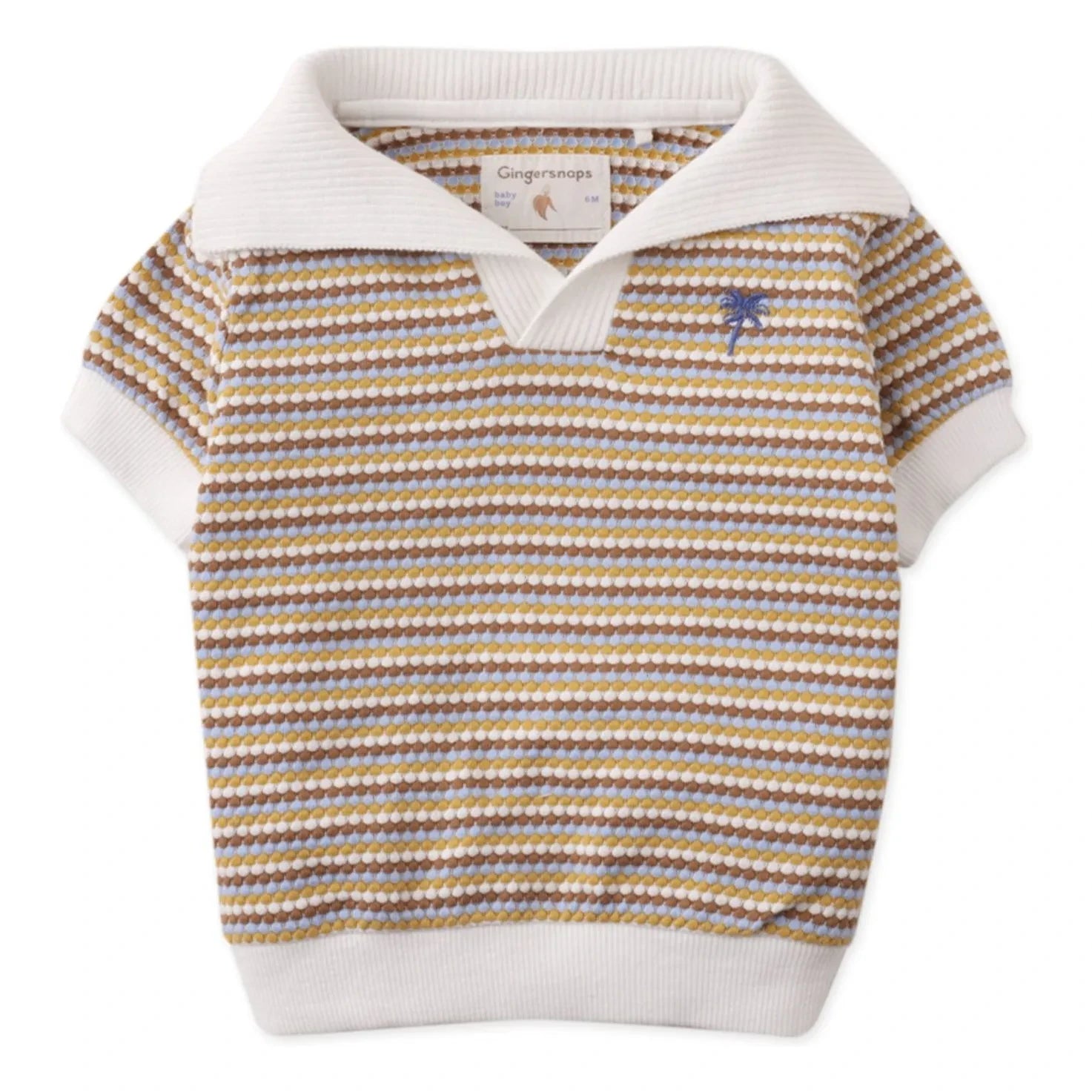 Gingersnaps - Gestreiftes Polo-Shirt Nicholas | Weiß