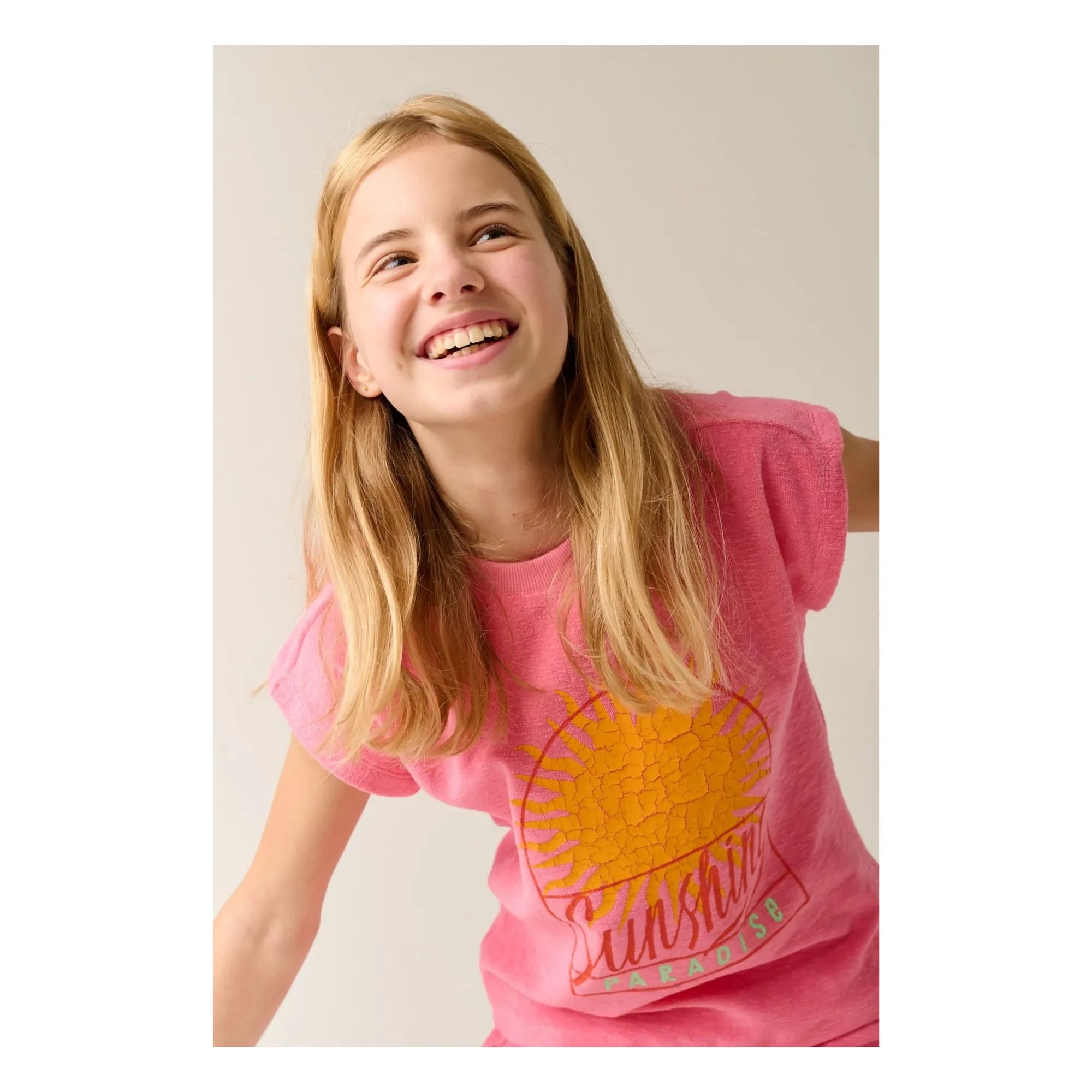 Tumble N'Dry – Anapolis T-Shirt aus Bio-Baumwolle | Rosa