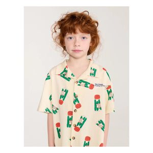 Bobo Choses - Pickles Set aus Bio-Baumwollhemd und Shorts | Ecru