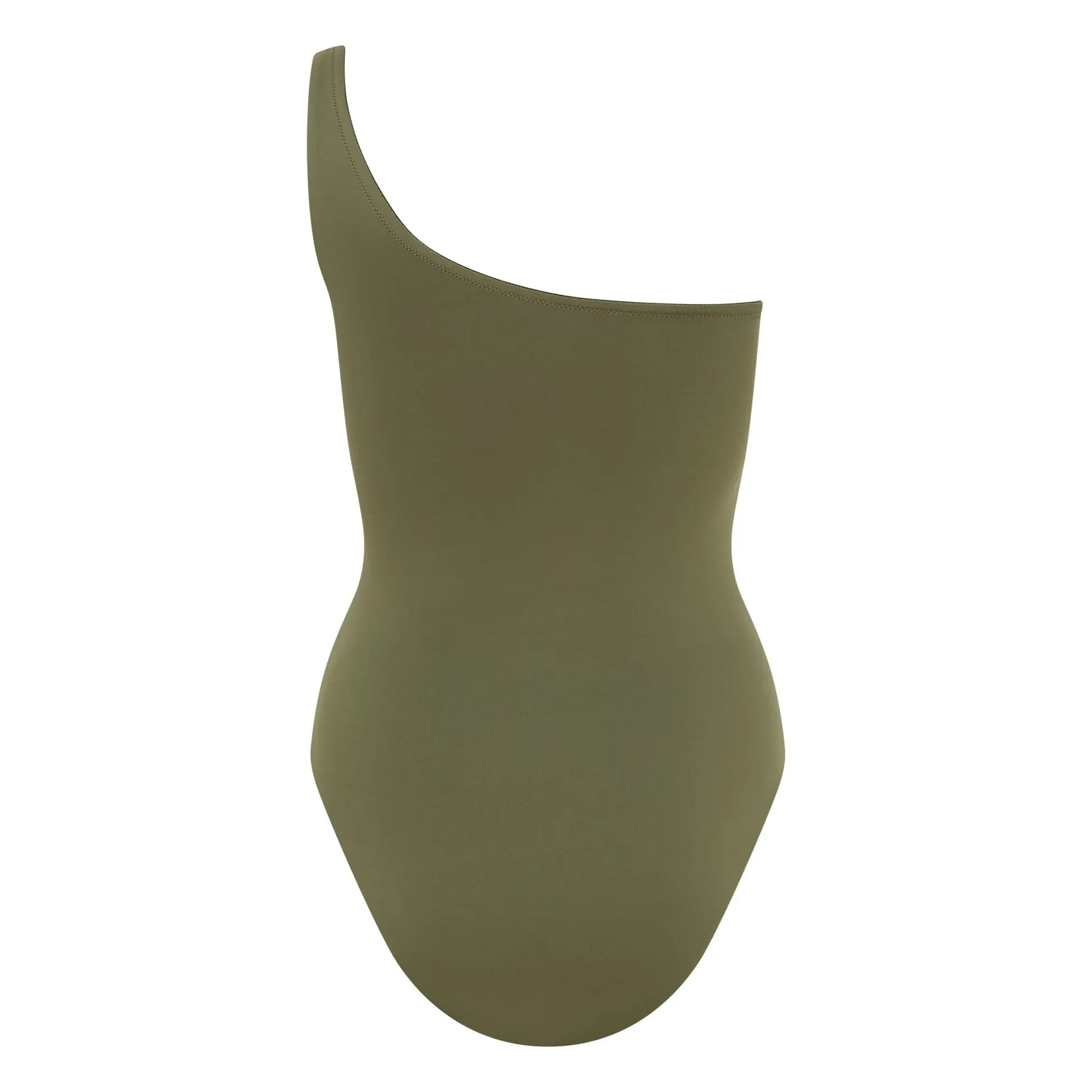 Smallable Woman - Janet Asymmetrischer Einteiliger Badeanzug | Hellkhaki