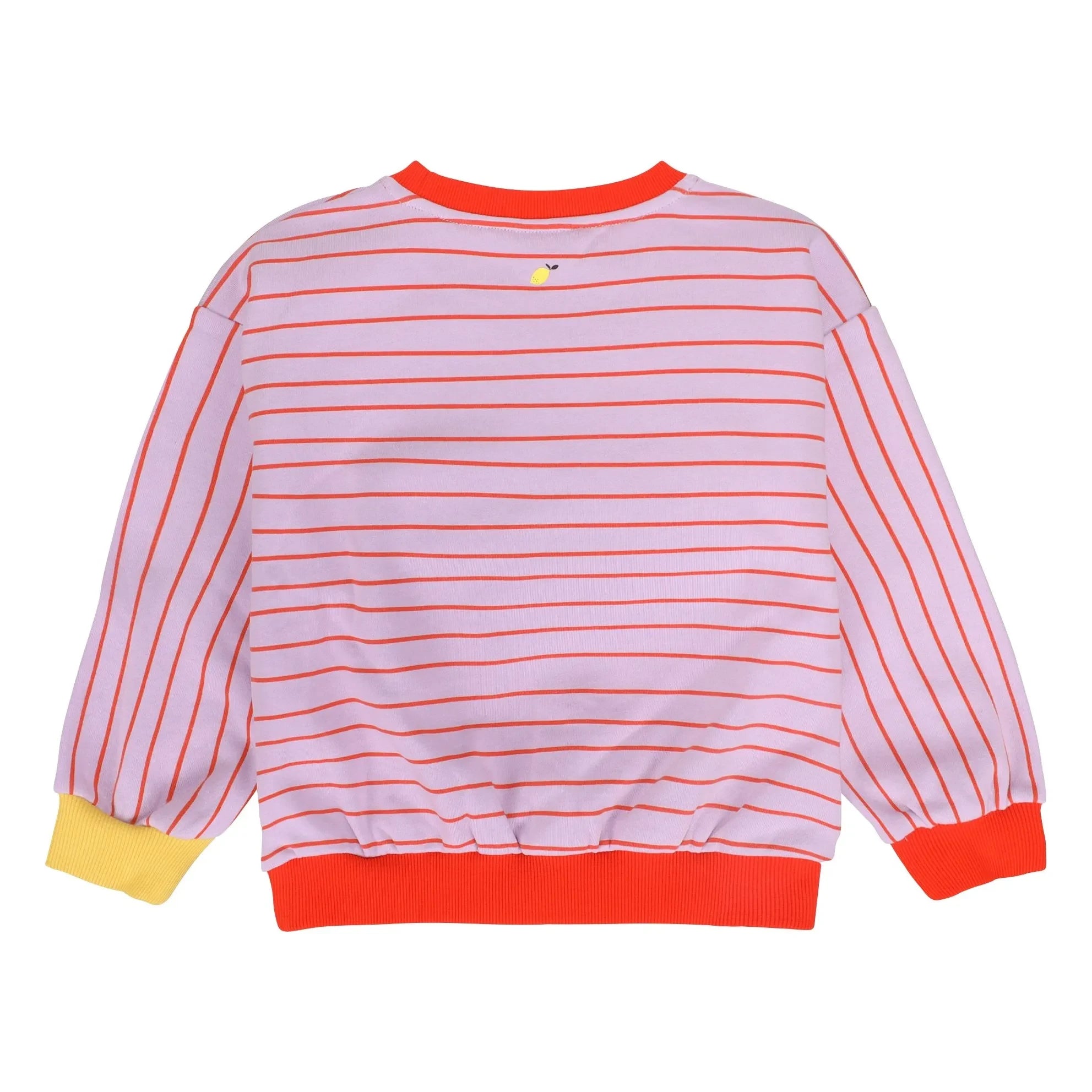 Sticky Lemon - Sticky Lemon Gestreifter Pullover-Aufnäher | Hellblau