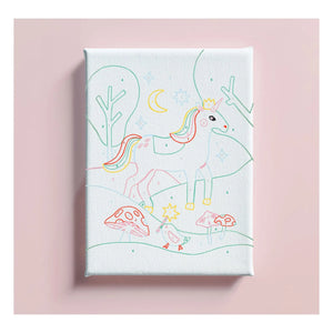 La Petite Épicerie - Malen nach Zahlen für Kinder - Einhorn und Piou