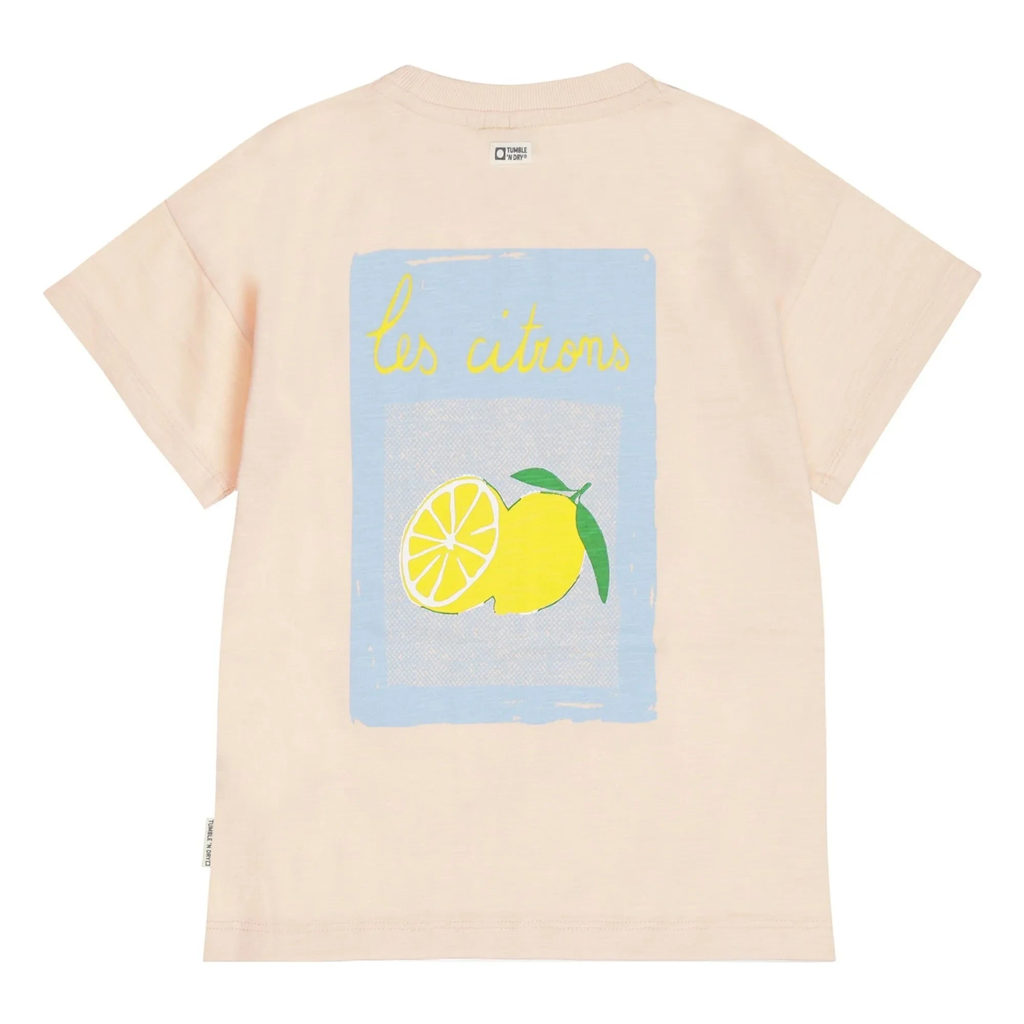 Tumble N'Dry - Oversize Tişört Lemons Organik pamuk | Şeftali