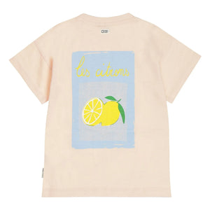 Tumble N'Dry - Oversize T-Shirt Lemons Bio-Baumwolle | Pfirsich