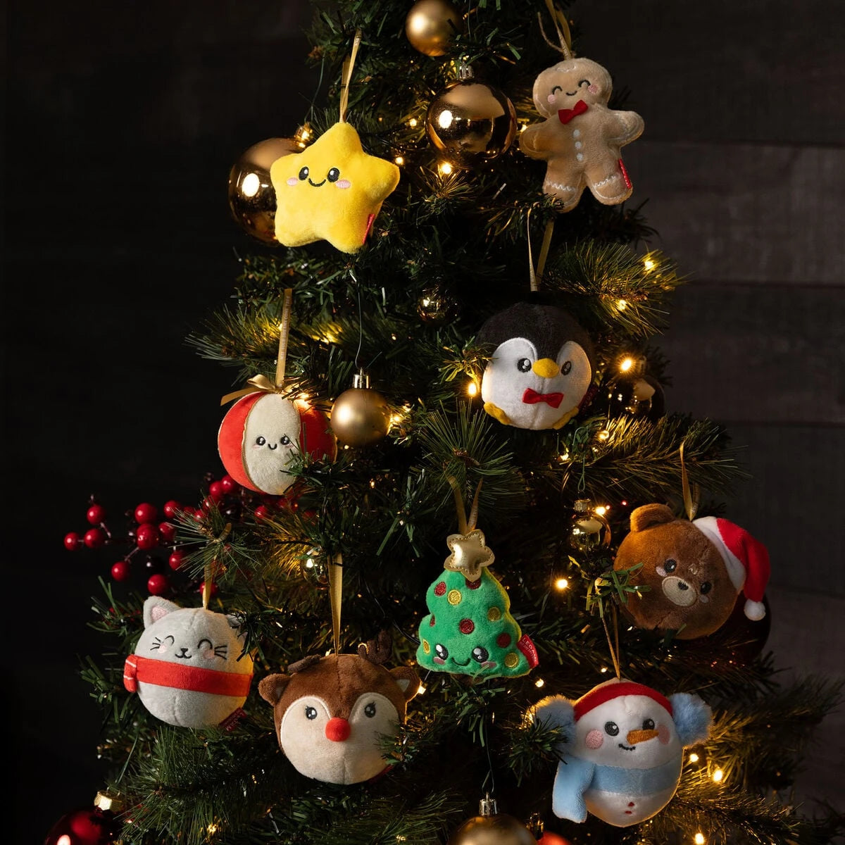 Legami - Plüschspielzeug Weihnachtsdekoration - Rentier - Oh-Oh-Ohrnament