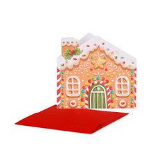 Legami - Mini Weihnachtskarte - Lebkuchenhaus