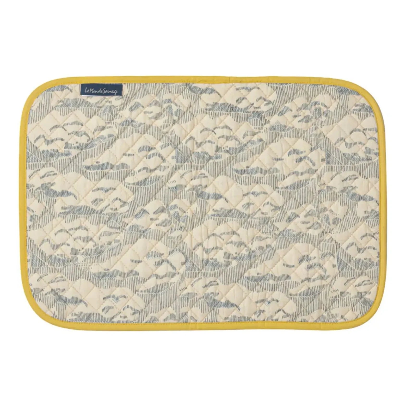 Le Monde Sauvage - Wendbare New York Tischsets - 4er Set | Blau