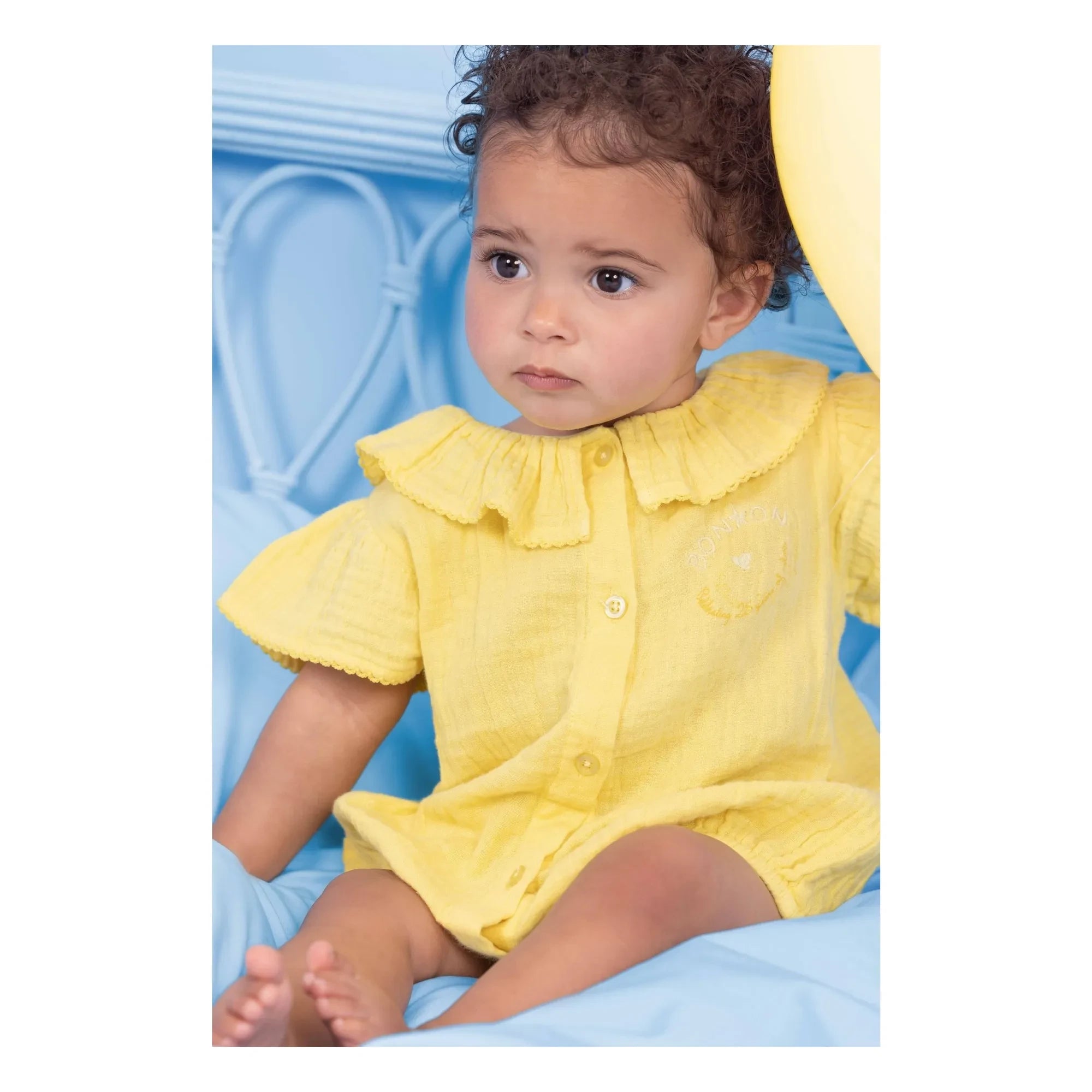 Bonton - Norma Claudine Kragen-Overall | Gelb