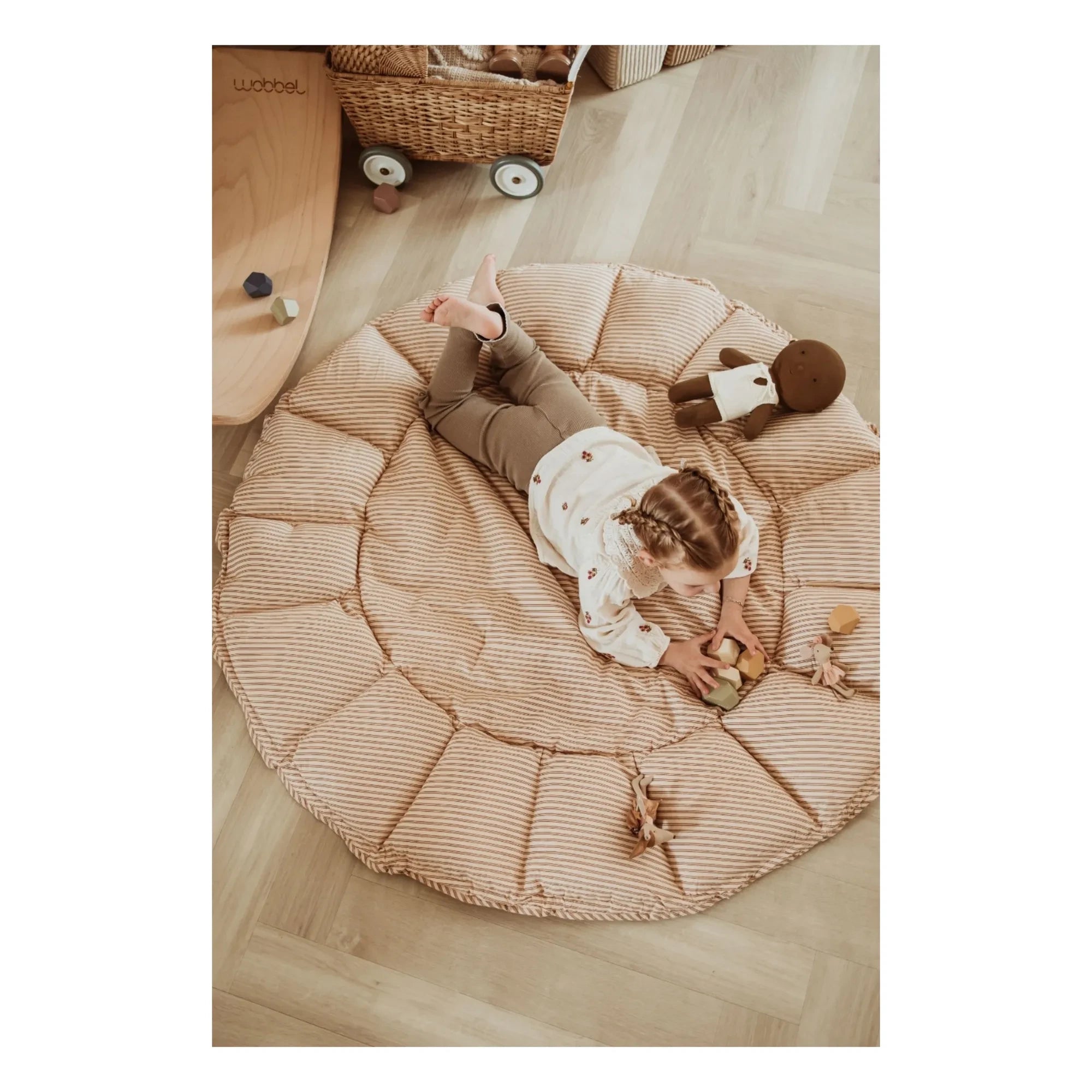 Play and Go - Coco Spielmatte - Streifen | Senf