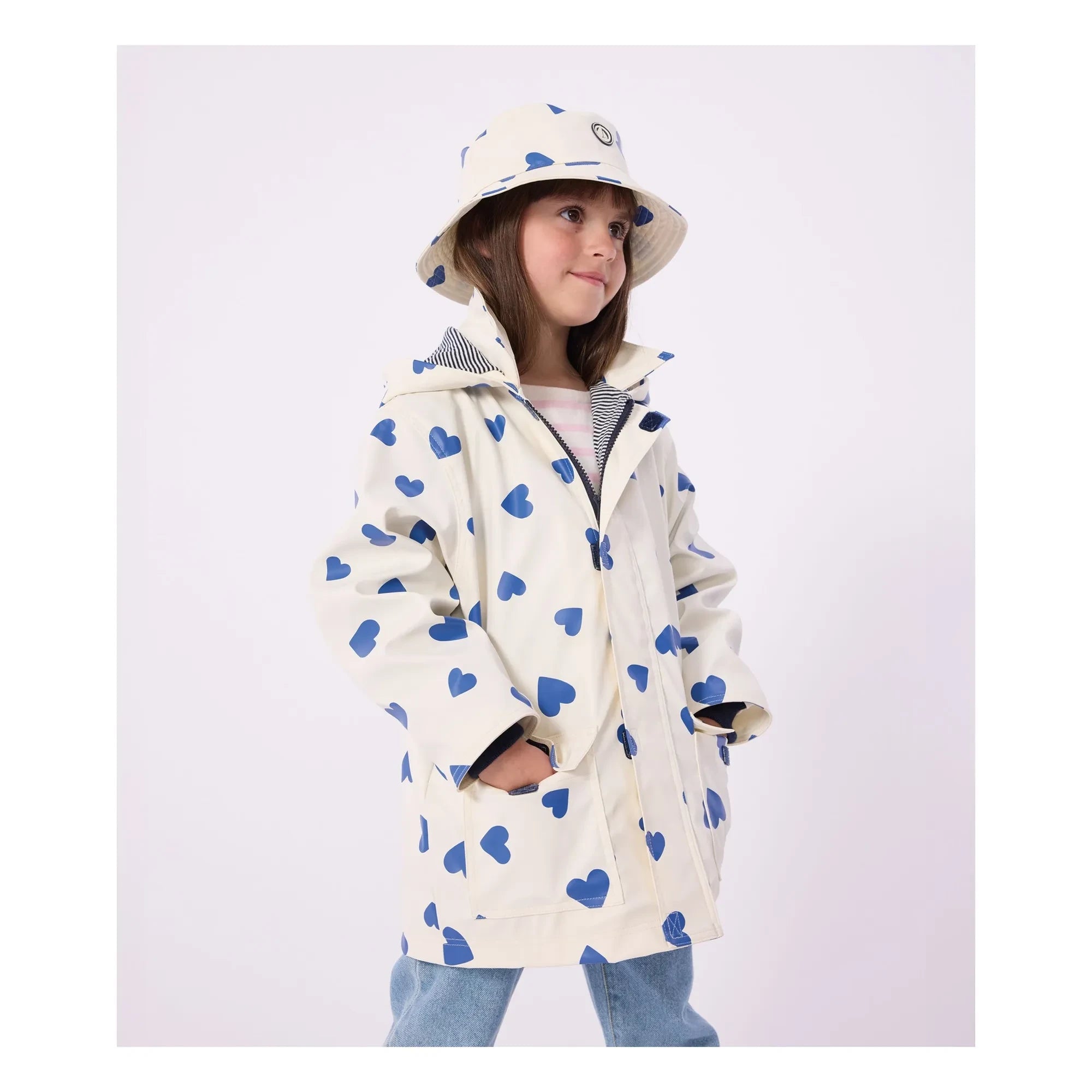 Petit Bateau - Ikonische gewachste Herzen Recycelte Schwämme | Elfenbein