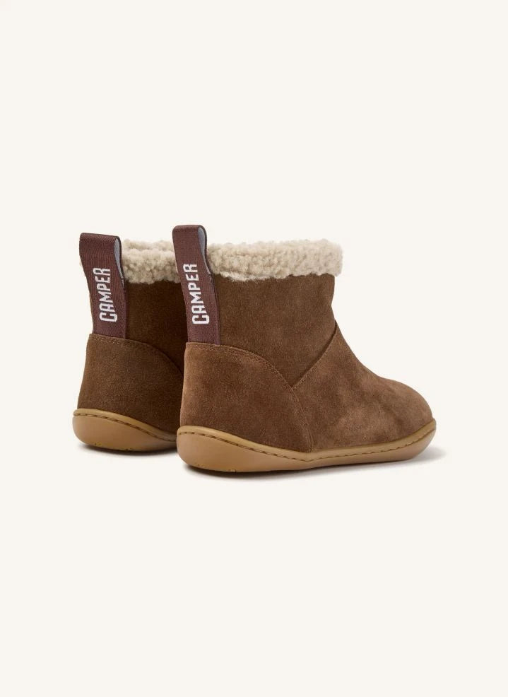 Camper - Peu Cami Dolgulu Botlar | Kahverengi