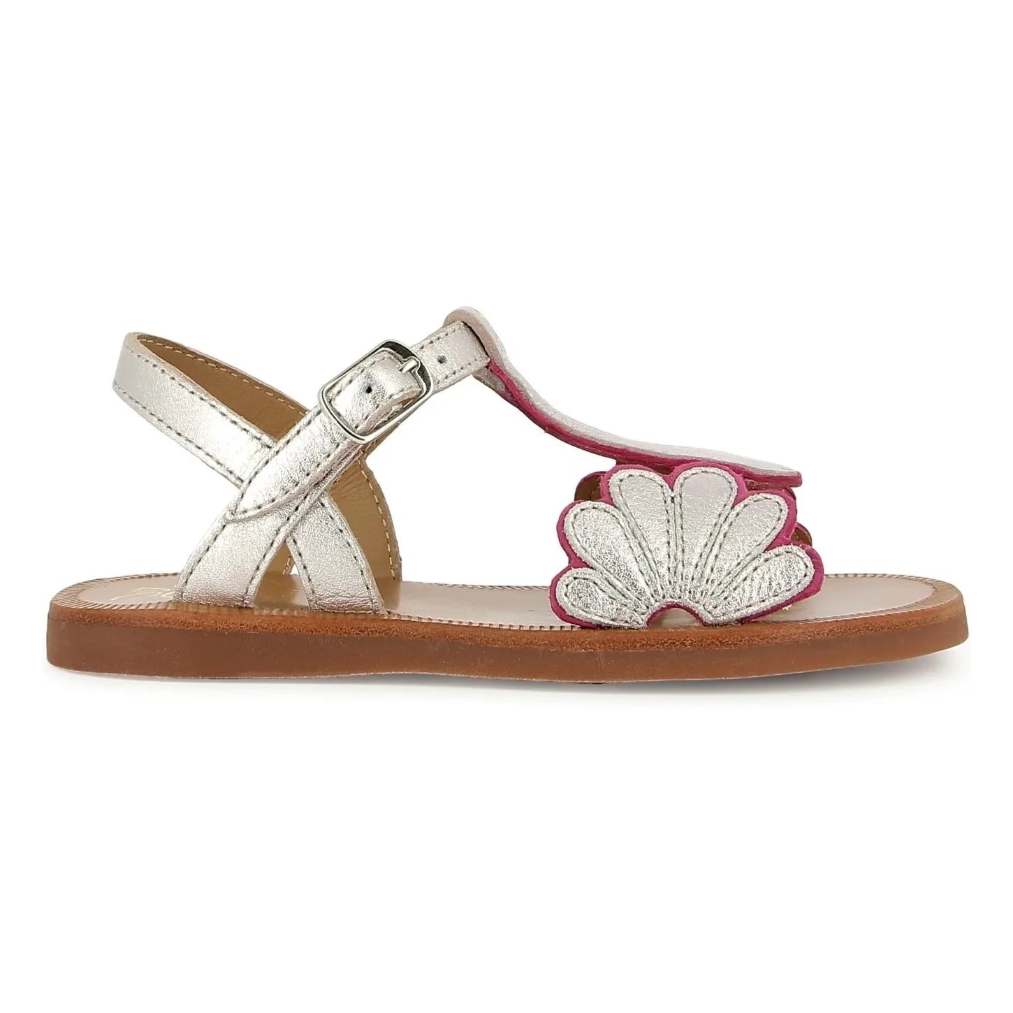 Pom d'Api - Plagette Bloom Sandalette | Rosa